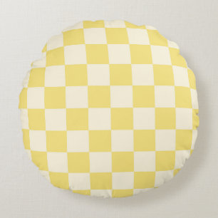 Coussins Ronds Tableau de bord jaune