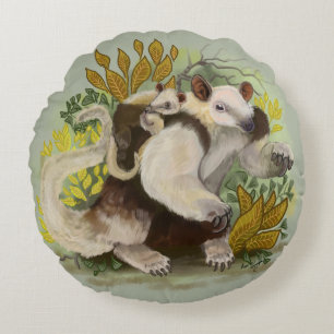 Coussins Ronds Tamandua Anteater