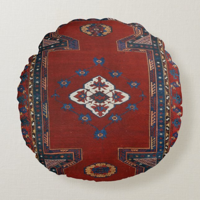 Coussins Ronds Tapis oriental persan turc (Devant)