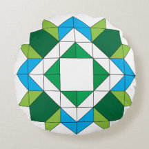 Tapisserie géométrique en étoile mosaïque motif bl