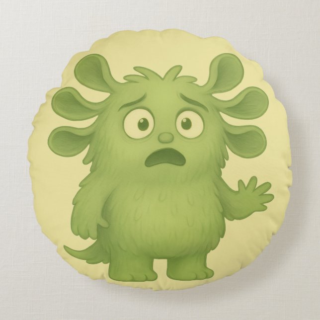 Coussins Ronds Tapsi Kissen das sensible, reizoffene ADHS-Monster (Devant)
