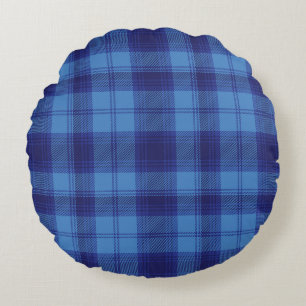 Coussins Ronds tartan mauve mackenzie noël écossais écossais