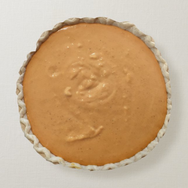 Coussins Ronds Tarte de citrouille (Devant)