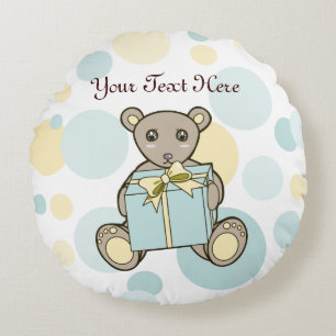 Coussins Ronds Teddy Bear