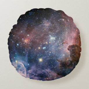 Coussins Ronds Télescope Nebula Hubble Carina Rouge et Bleu