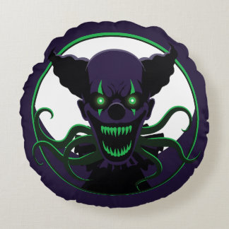 Coussins Ronds Tentacle Clown