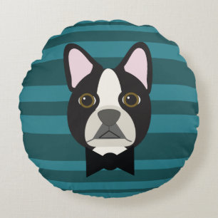 Coussins Ronds Terrier de Boston