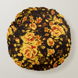 Coussins Ronds texture Abstraite en verre étincelant