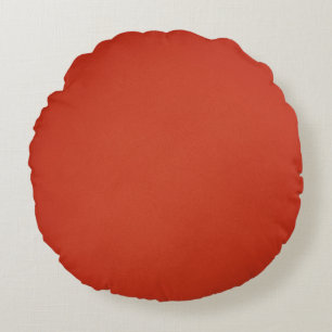 Coussins Ronds Texture grenue rouge chaude moderne