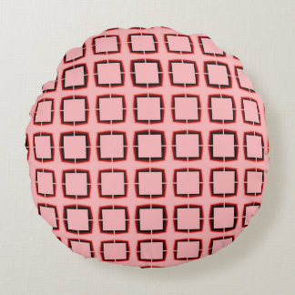 Coussins Ronds Texture moderne rose