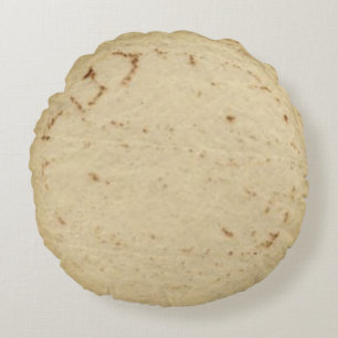 Coussins Ronds Tortilla ronde de cuisine mexicaine