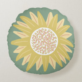 Coussins Ronds Tournesol géant