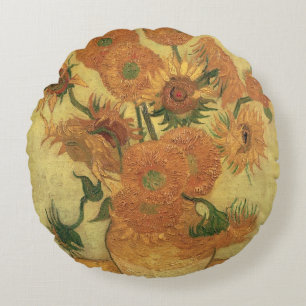 Coussins Ronds Tournesols de Vincent van Gogh , 1889