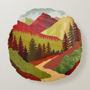 Coussins Ronds Trail Vers Le Ciel