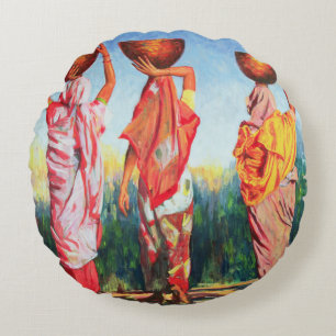 Coussins Ronds Trois femmes 1993