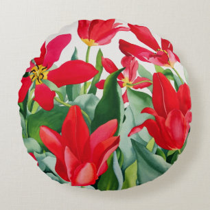 Coussins Ronds Tulipes de Shakespeare