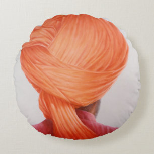 Coussins Ronds Turban de safran