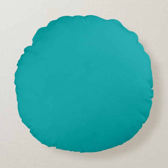 Coussins Ronds Turquoise foncé (Devant)