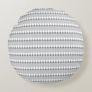 Coussins Ronds un arrière - plan blanc avec un motif de cercles