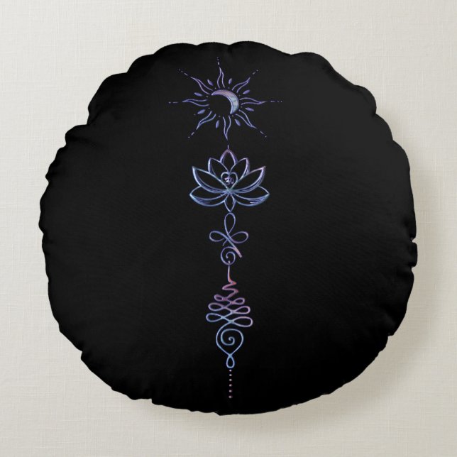 Coussins Ronds Unalome Group 1  (Devant)