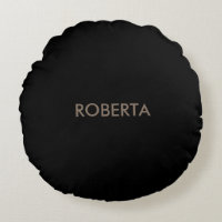 Unique moderne Black Grey Ajouter son propre nom