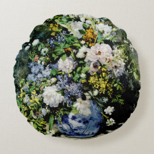 Coussins Ronds Vase de fleurs