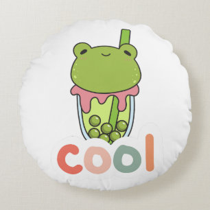 Coussins Ronds Vecteur de typographie cool de Bubble Tea de greno
