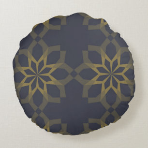 Coussins Ronds Vert, cool, unique, abstraction fleur tendance