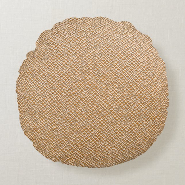 Coussins Ronds Vieux cuir texture fond cuir, texture, anim (Devant)