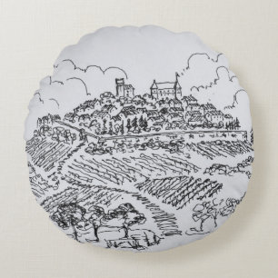 Coussins Ronds Vignobles de Sancerre   Vallée de la Loire, France