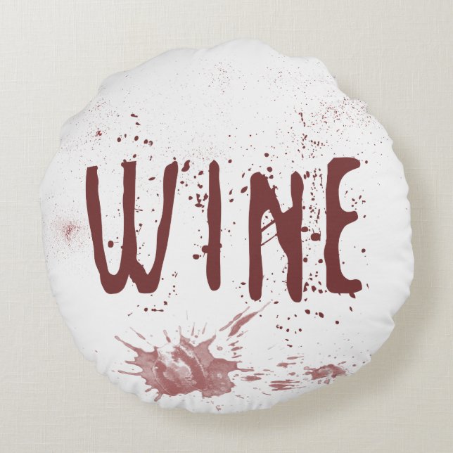 Coussins Ronds Vin (Dos)