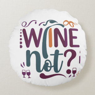 Coussins Ronds Vin non