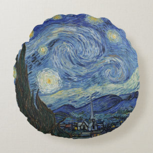 Coussins Ronds Vincent van Gogh  La Nuit étoilée, juin 1889