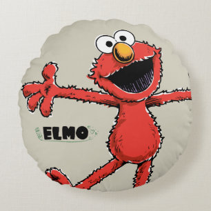 Coussins Ronds Vintage Elmo