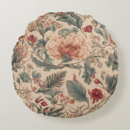 Coussins Ronds Vintage tropical