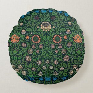 Coussins Ronds Violet et Columbine, William Morris