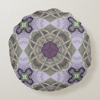 Coussins Ronds Violet Olive
