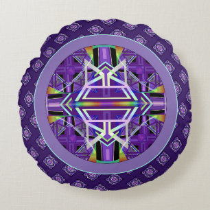 Coussins Ronds Violet W3