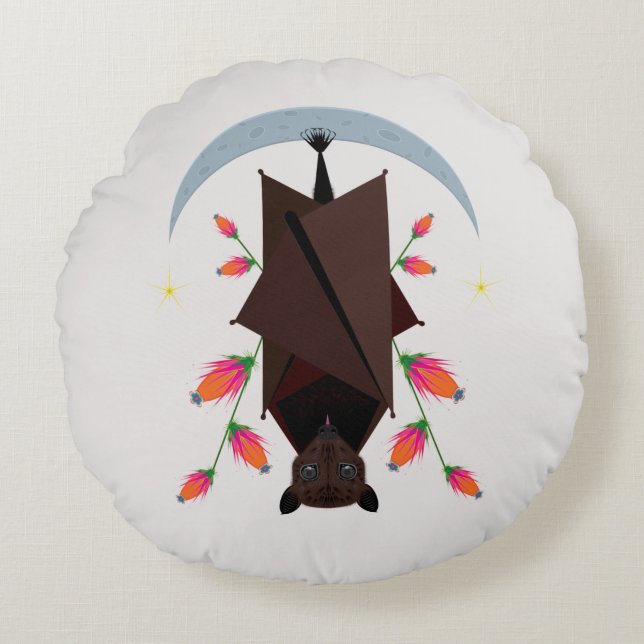 Coussins Ronds Volant Renard Tour Jeu d'oreiller (Devant)