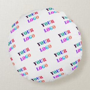 Coussins Ronds Votre Logo Photo Professionnel Promotionnel Person