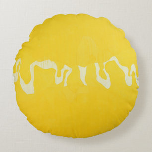 Coussins Ronds Voyage jaune