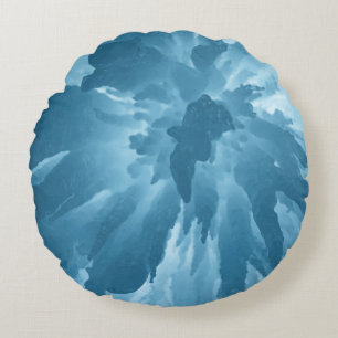 Coussins Ronds Vue en angle faible des stalactites