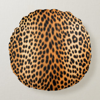 Coussins Ronds Wild Leopard Energy – Bold Animal Print Fashion