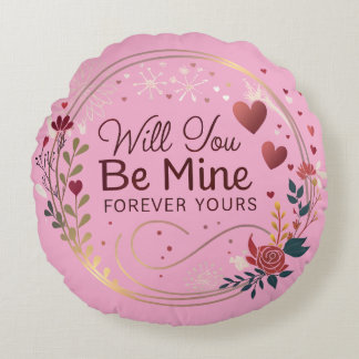 Coussins Ronds Will You Be Mine – A Timeless Promise of Love
