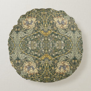 Coussins Ronds William Morris Honeysuckle Design