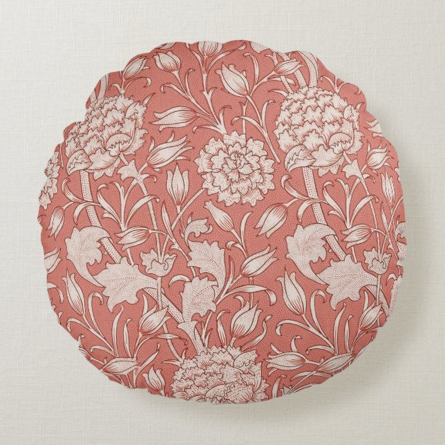 Coussins Ronds William Morris Wild Tulip Classique Conception Vic (Devant)
