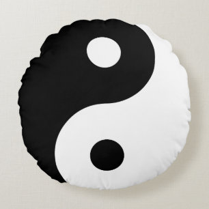 Coussins Ronds Yin Yang