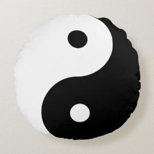 Coussins Ronds Yin-Yang