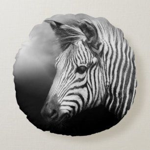 Coussins Ronds Zebra Foal