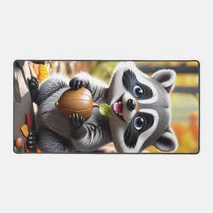 Coute Kawaii style Raccoon Autumn Cadre